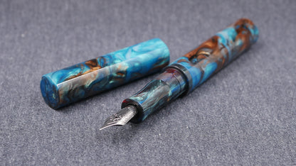 Shinobi - medium - CORRL Blue Chocolate & Downtown Graffiti resins - Jowo #6