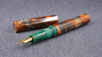 Shinobi - medium - Muttblank Brown and Green resins - Jowo #6
