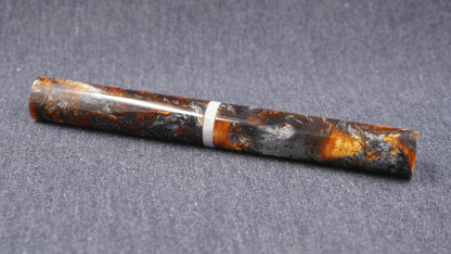 Shinobi - medium - Papa J White/Gold & Muttblank Brown resins - Jowo #6