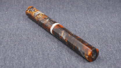 Shinobi - medium - Papa J White/Gold & Muttblank Brown resins - Jowo #6
