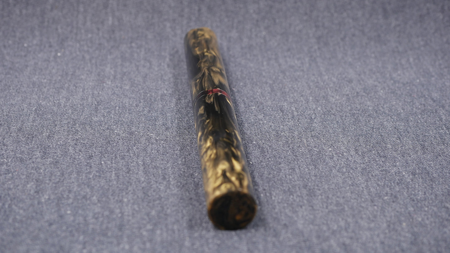 Shinobi - medium - CORRL Black Gold and Red Black resins - Jowo #6