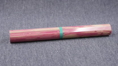 Shinobi - medium - SEM Pink ripple and Vintage green ebonites - Jowo #6