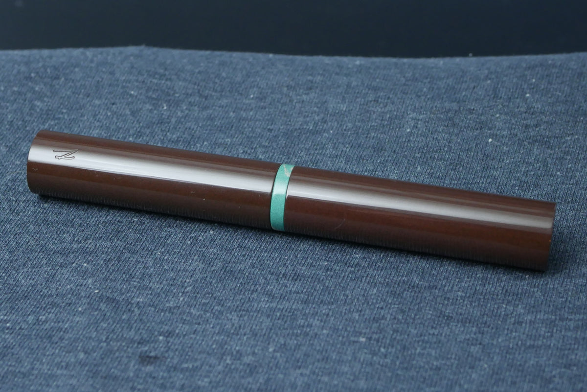 Shinobi - Large - Nikko Brown and Beige Clover ebonite