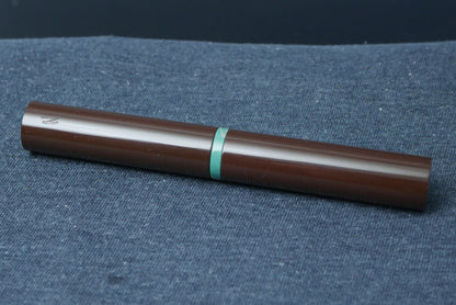 Shinobi - Large - Nikko Brown and Beige Clover ebonite