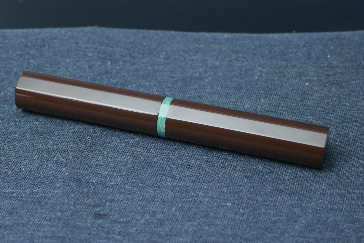 Shinobi - Large - Nikko Brown and Beige Clover ebonite