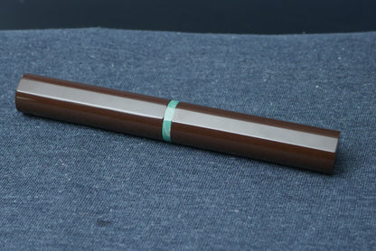 Shinobi - Large - Nikko Brown and Beige Clover ebonite