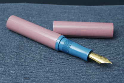Shinobi - Large - Nikko Pink and Light Blue ebonite