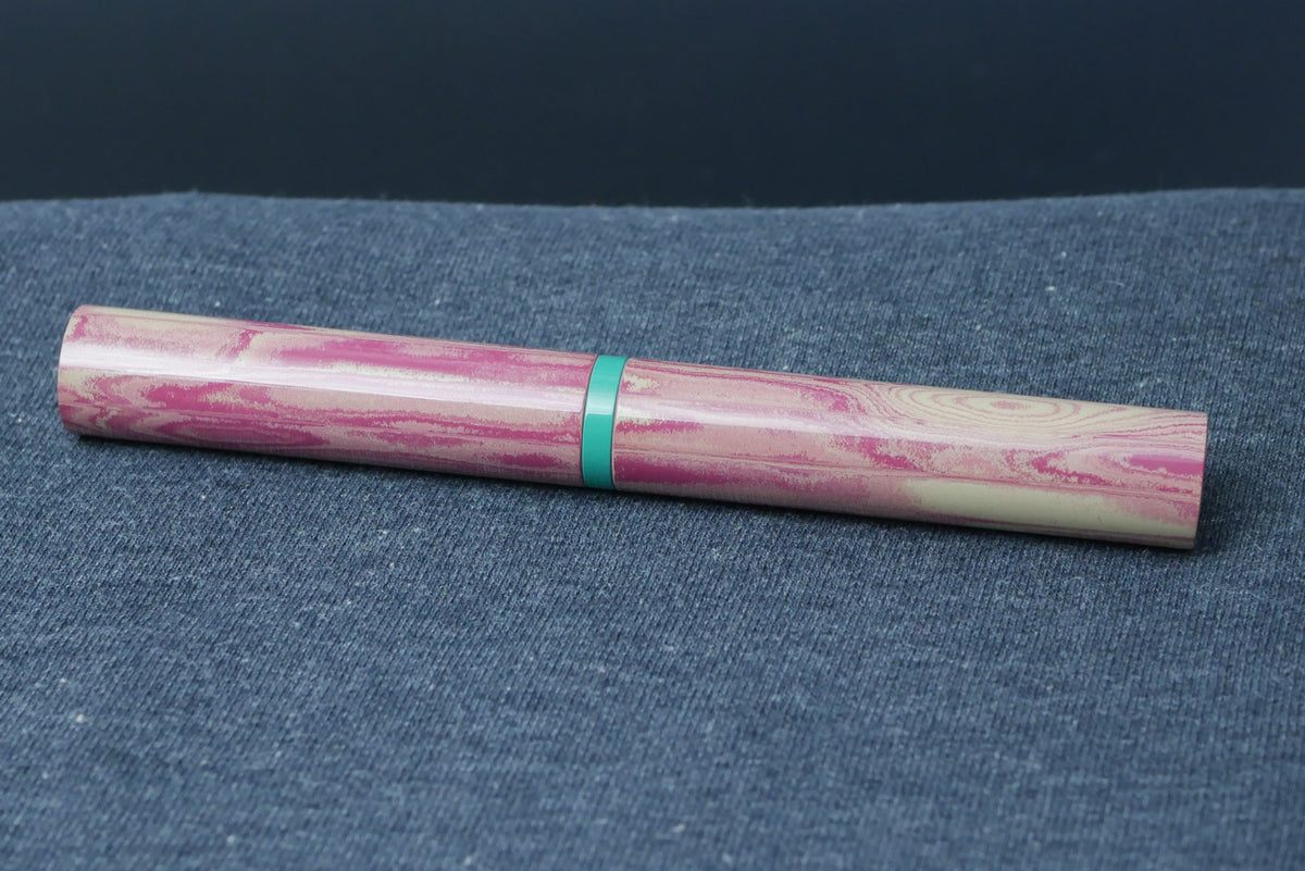 Shinobi - medium - SEM Candy ripple and Teal green ebonites