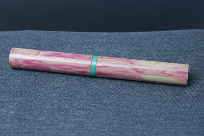 Shinobi - medium - SEM Candy ripple and Teal green ebonites