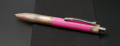 Preston Ballpoint - D Squared Blended Sushi resin and Hot Pink  -