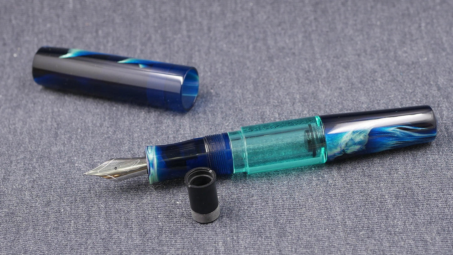 Townsend - Large – CORRL Cenote resin - syringe filler - #8 and #6 nib
