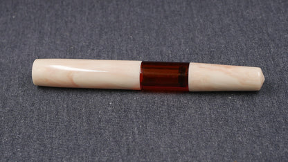 Townsend - Large - Carolina Pen Company Unicorn bone resin - syringe filler - #8 and #6 nib