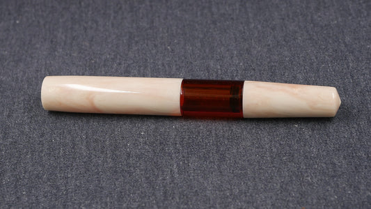 Townsend - Large - Carolina Pen Company Unicorn bone resin - syringe filler - #8 and #6 nib