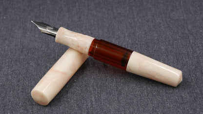 Townsend - Large - Carolina Pen Company Unicorn bone resin - syringe filler - #8 and #6 nib