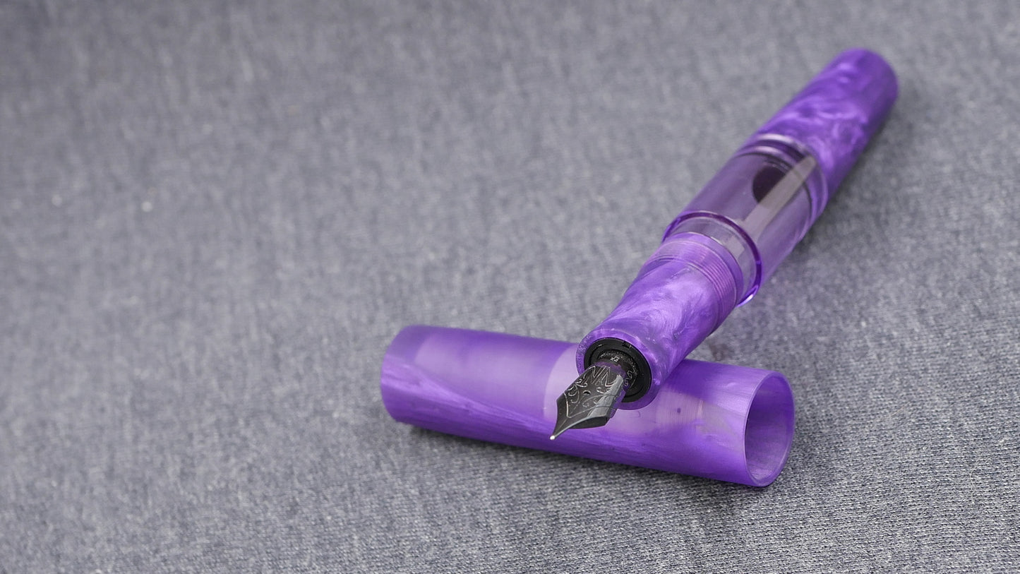 Townsend - Large – Eel and Anchor Purples resin - syringe filler - #8 and #6 nib