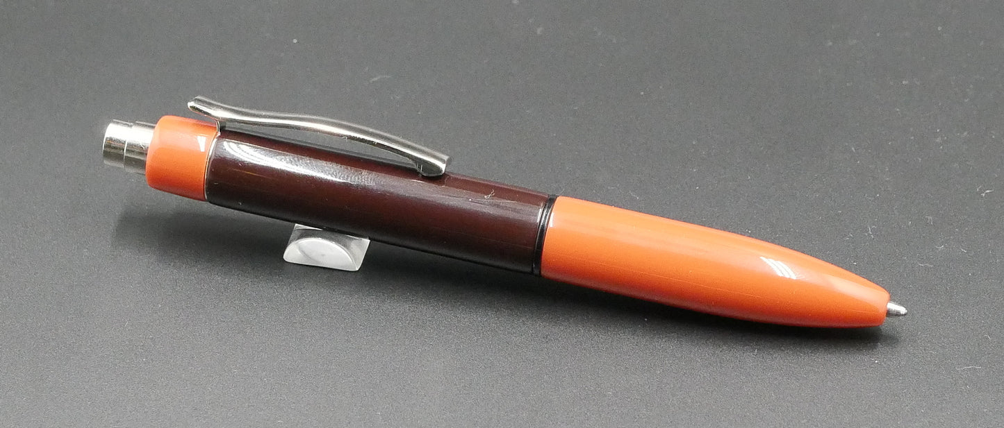 Preston Ballpoint - Orange and Chocolate acrylics