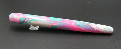 Majestic - Small - Mad Science Pen Co Cotton Candy resin - #6 nib