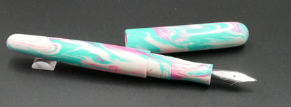 Majestic - Small - Mad Science Pen Co Cotton Candy resin - #6 nib