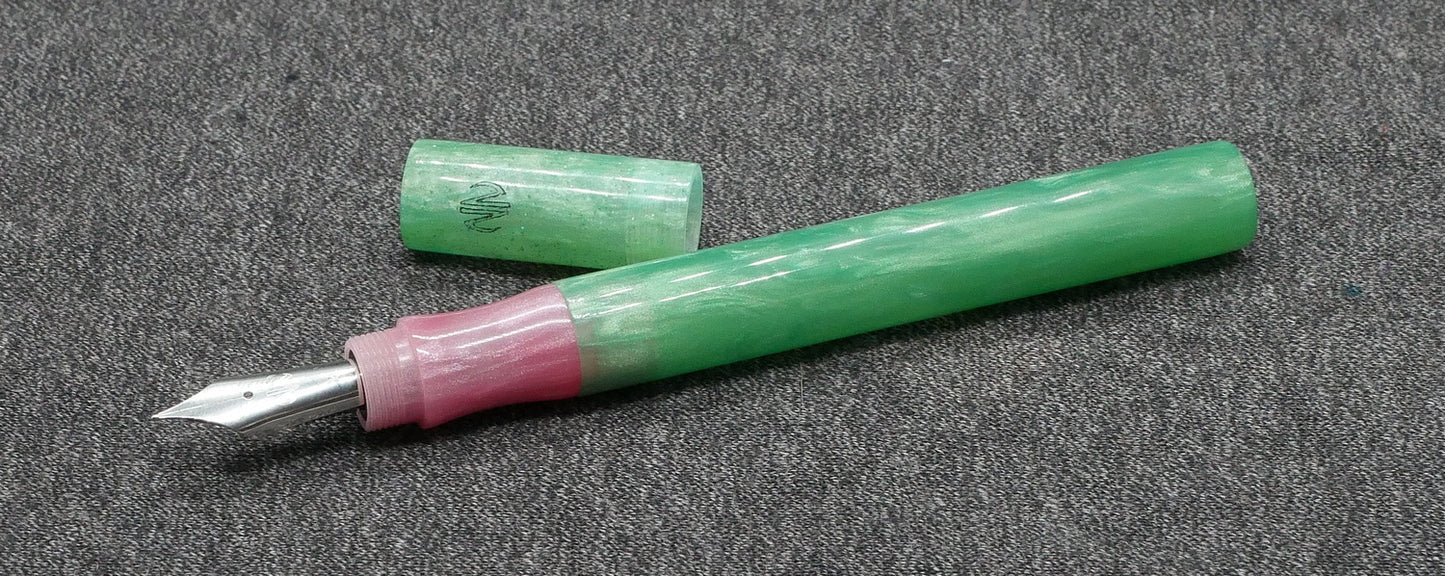 Hale - Small -  D Squared Green and Pink resin -Bock #6 nib -