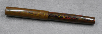 Orville - Medium - Nikko Autumn ripple ebonite - #6 nib