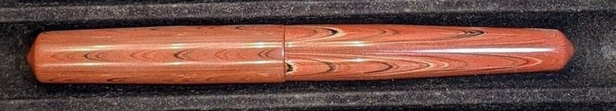 Townsend C- Small - Nikko Old Rose ebonite- #6 nib  -